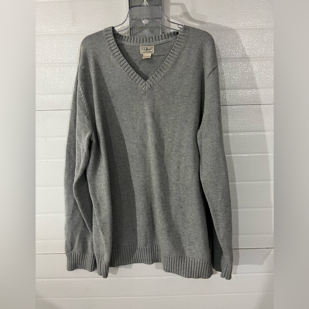 LL bean XXL tall cotton sweater